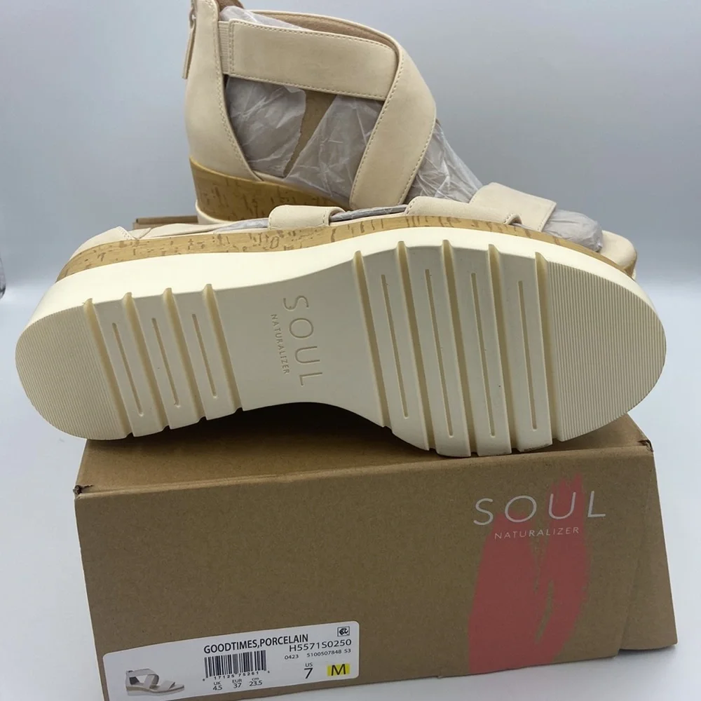 Naturalizer SOUL Goodtimes Wedge Sandal - Size 7M - Picture 13 of 14